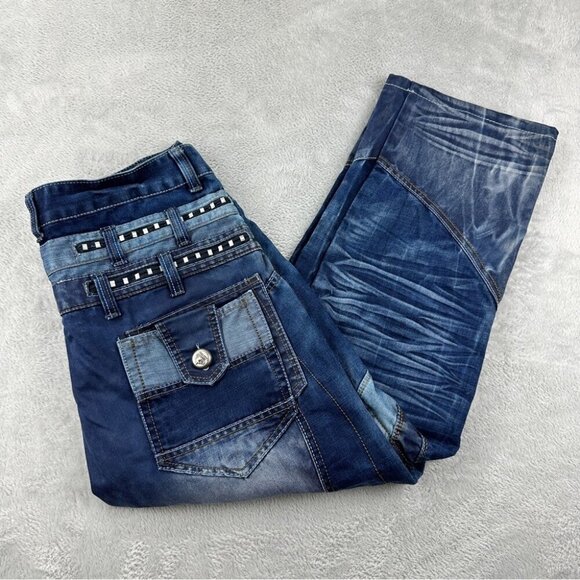 Kosmo Lupo Men's Denim Jeans Size 36x26.5 - Picture 4 of 15